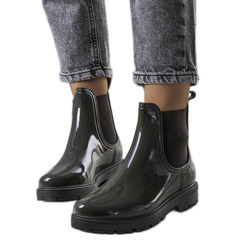 Grüne Kemi-Regenstiefel