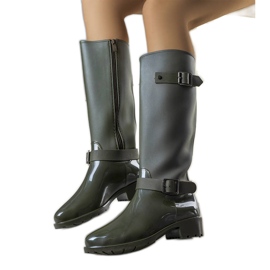 Grüne hohe Stiefel Lahti