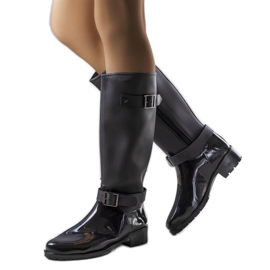 Schwarze hohe Stiefel von Lahti