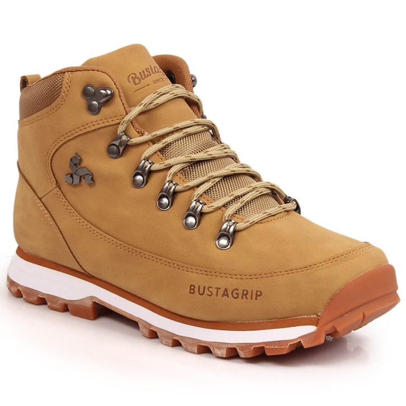 Outback Bustagrip M MRM1E Trekkingstiefel aus Leder orange gelb