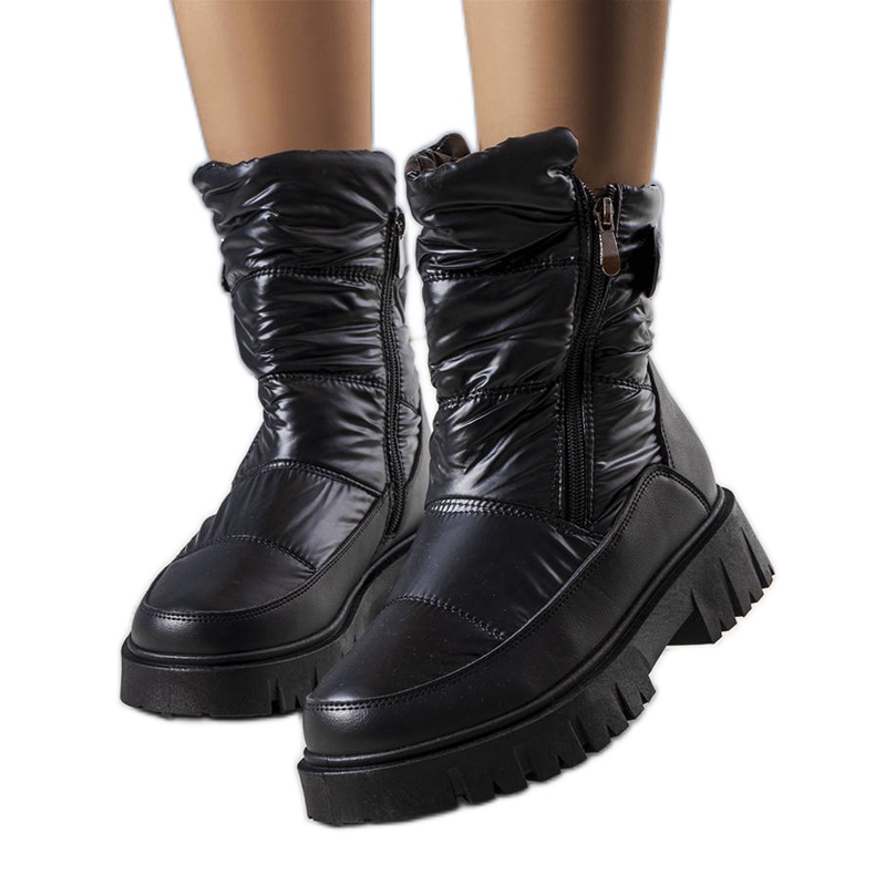 PA1 Schwarze Schneestiefel für Damen von Koltso