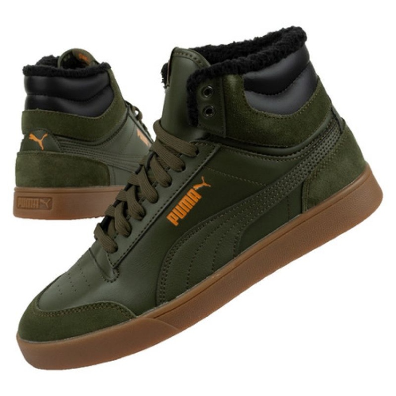 Puma Shuffle Mid Winterschuhe 387609 02 grün