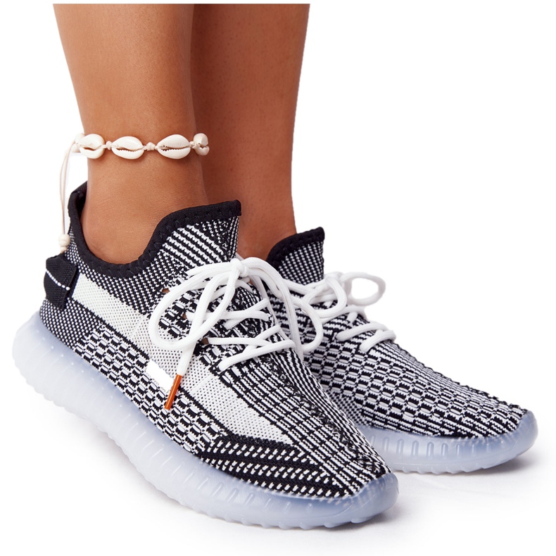 PA1 Sportschuhe auf einer Gelsohle Schwarz Freestyler weiß