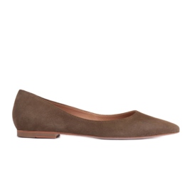 Marco Shoes Dezente Ballerinas khaki grün