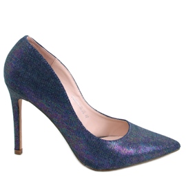 PA1 Halsey Blau schillernde Damenschuhe navy blau mehrfarbig