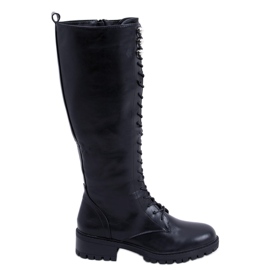 PA1 Tarver Black Damen-Schnürstiefel schwarz