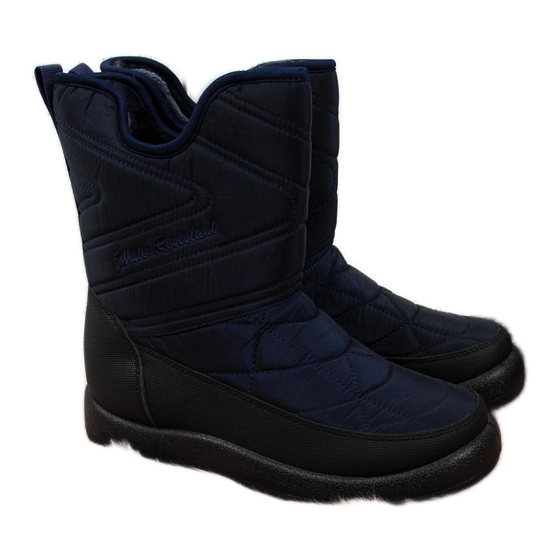 Wasserdichte Schneestiefel für Damen, marineblau NEWS