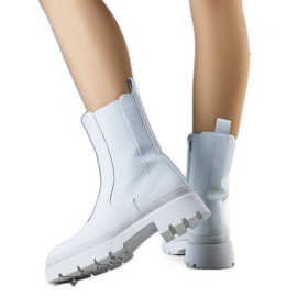 Blaue, matte, isolierte Stiefel von Coletta