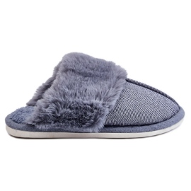 Isolierte Herren-Hausschuhe Marineblau Marcus