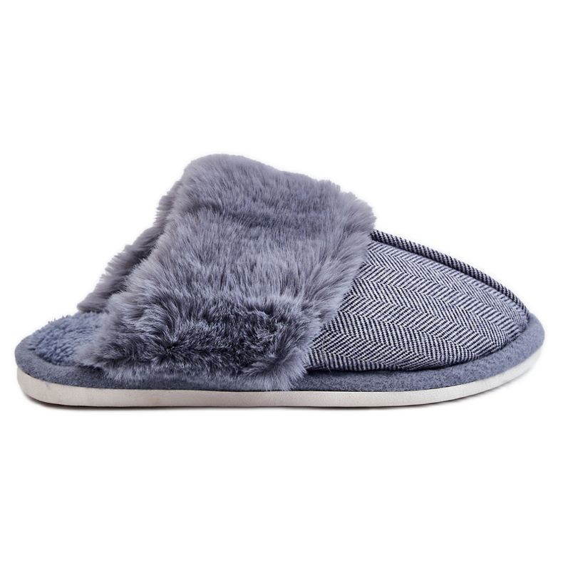 Isolierte Herren-Hausschuhe Marineblau Marcus