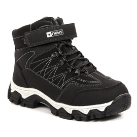 Mit Schafwolle isolierte Wanderschuhe eVento Jr EVE390 schwarz