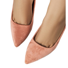 BM Emmas pinkfarbene Pumps mit hohen Absätzen rosa