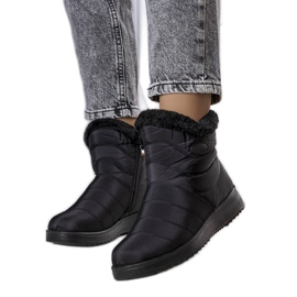 Inna Schwarze isolierte Schneestiefel von Fiedler