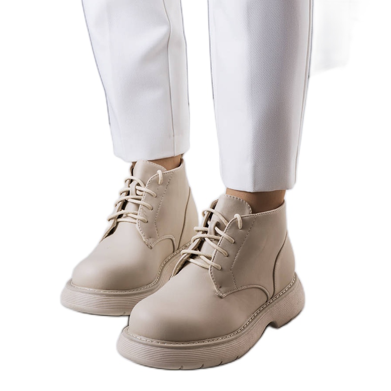 Beige isolierte Stiefel von Savino