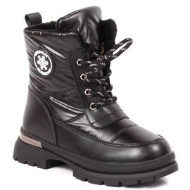 BM Schneestiefel für Mädchen mit Schafwollisolierung schwarz Miss