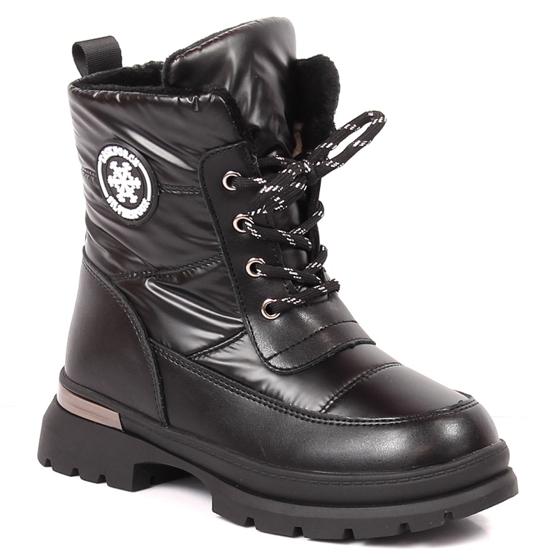 BM Schneestiefel für Mädchen mit Schafwollisolierung schwarz Miss