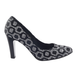 Espinto Pumps auf einem schwarz / weißen Absatz