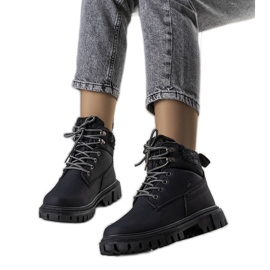 Didians schwarze Wanderschuhe für Damen