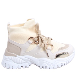 BM Watts Sockensneaker in Beige