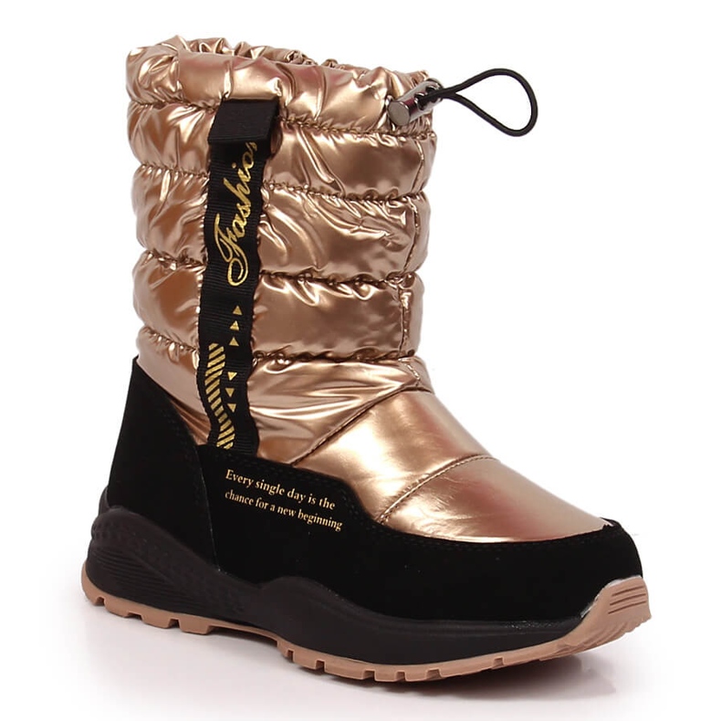Evento Schneestiefel isoliert mit Lammwolle gold Miss golden