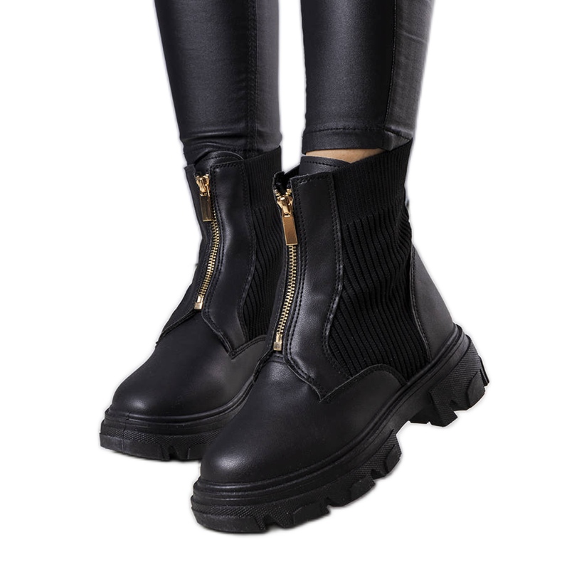 PA1 Schwarze Stiefel von Cazade