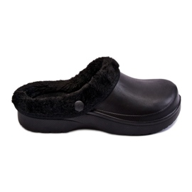 PM2 Warme Hausschuhe aus Schaumstoff für Damen Crocs Black Cova schwarz