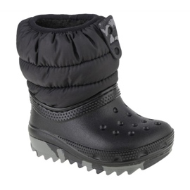 Crocs Classic Neo Puff Boot Kleinkind 207683-001 Schuhe schwarz