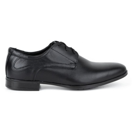 Olivier Formale Herrenlederschuhe 850MA schwarz