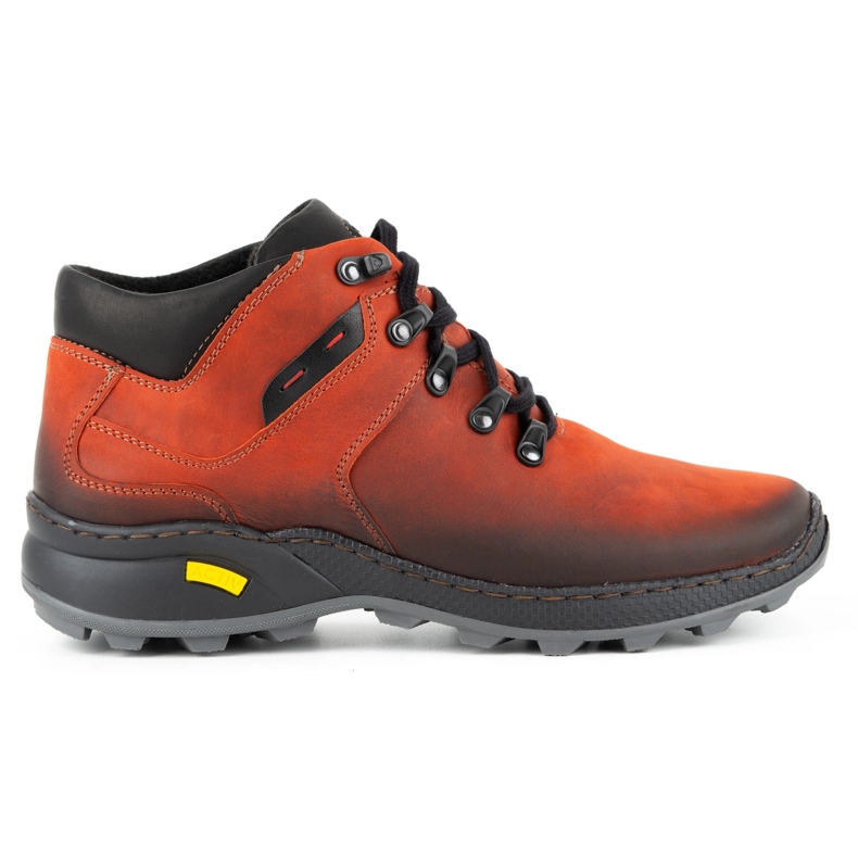 Olivier Herren isolierte Lederschuhe 895MA rot