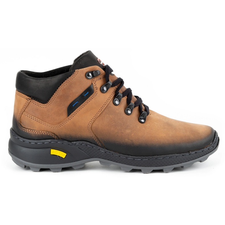 Olivier Herren isolierte Lederschuhe 895MA rot orange