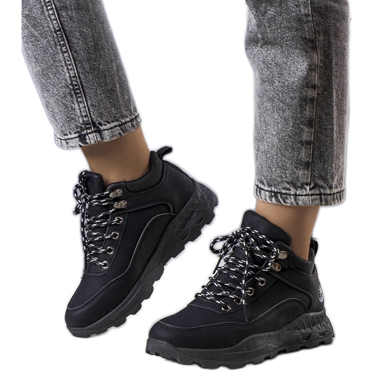 Schwarze isolierte Damenstiefel von Durani