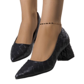 Schwarze Pumps mit Absatz von Migne