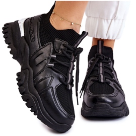 BM Damen Socken Slip-On Sportschuhe Schwarz Berna