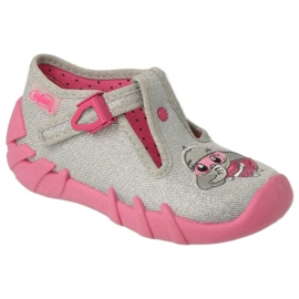Befado Kinderschuhe Speedy 110N454 rosa silber-