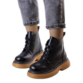 Lutero schwarz isolierte Stiefel