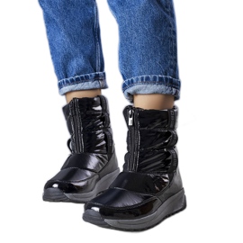 Big Star schwarze Schneestiefel KK274392
