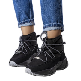 Big Star schwarze Schneestiefel KK274274