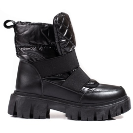 Shelovet Schneestiefel für Damen schwarz