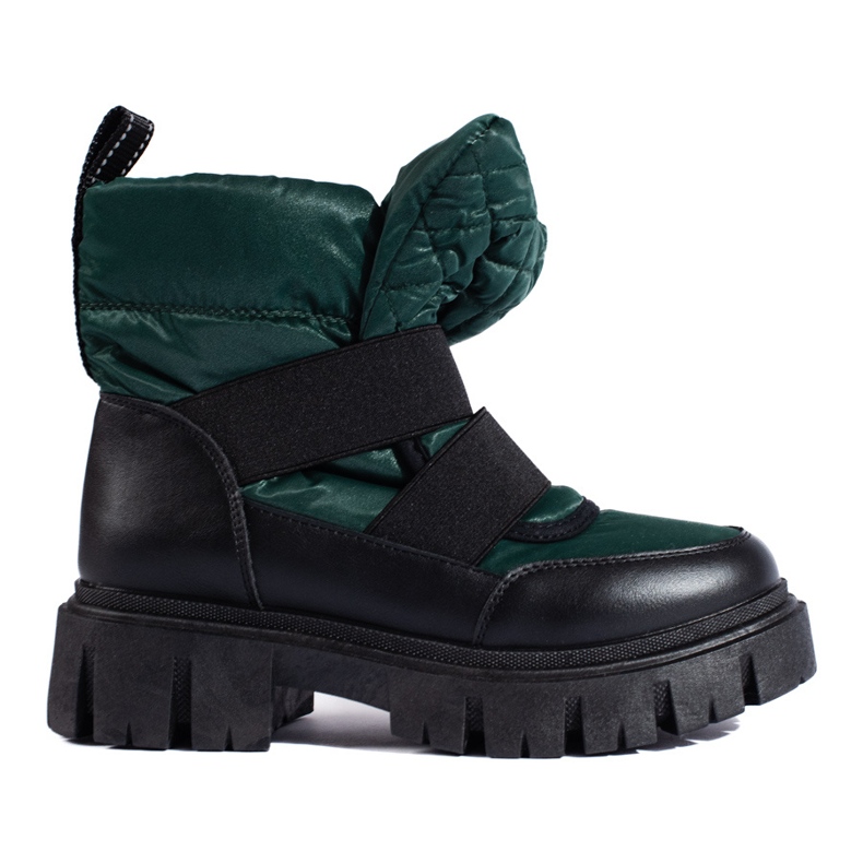 Shelovet Schneestiefel für Damen in Grün und Schwarz