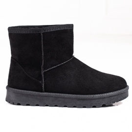 Schwarze Shelovet-Schneestiefel für Damen
