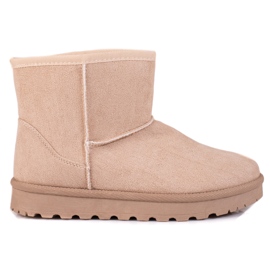 Beige Damen-Schneestiefel von Shelovet