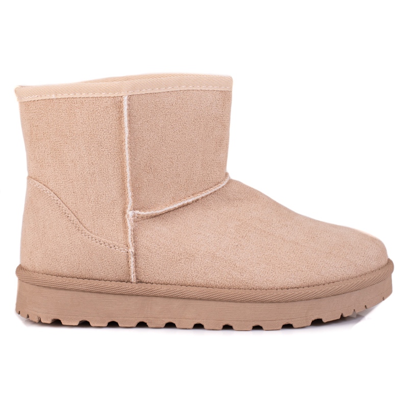 Beige Damen-Schneestiefel von Shelovet
