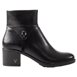 W. Potocki Damenstiefel Potocki auf einem breiten schwarzen Pfosten