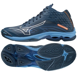 Schuhe Mizuno Wave Lighting Z7 Mid M V1GA225021 marineblau blau