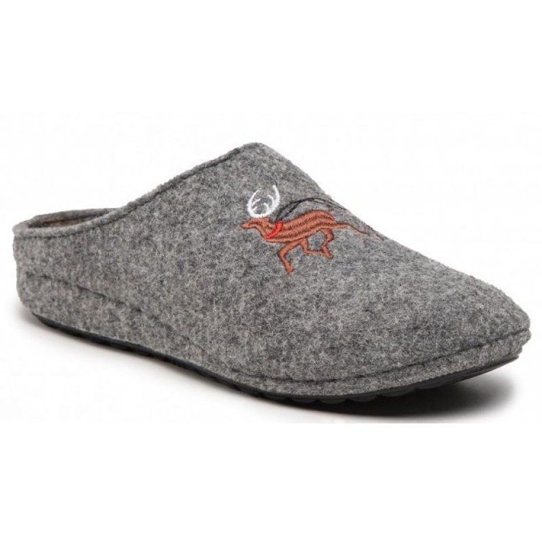 Weihnachtsfilzpantoffeln Panto Fino WKK267022 INT1797A grau