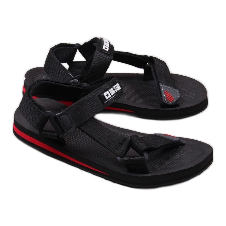 Big Star INT1173A Sandalen schwarz