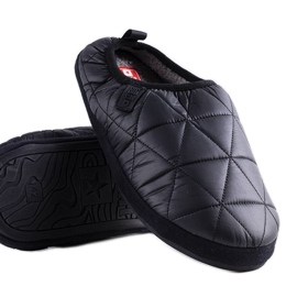 Big Star schwarz isolierte Hausschuhe KK174365