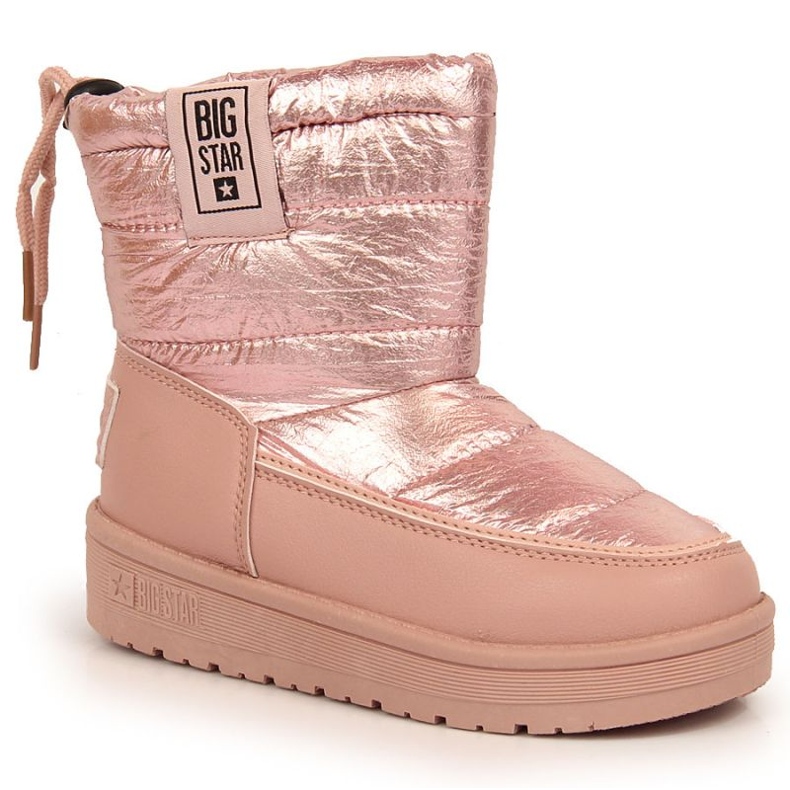 Big Star NT1742B Metallic-Schneestiefel rosa