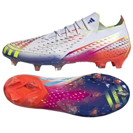 Adidas Predator Edge.1 L Fg M GW1022 Fußballschuhe weiß, mischfarbe weiß