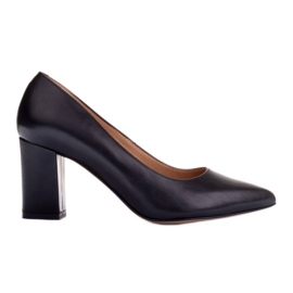 Marco Shoes Pumps aus Leder schwarz